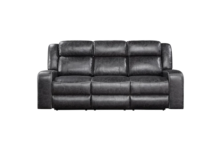 Atticus Power Dual Recliner Sofa by New Classic at Dream Home Interiors