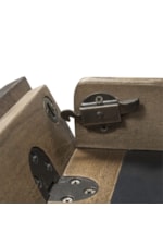 Liberty Furniture Stone Brook Casual Laptop Desk with Flip-Down Keyboard Tray