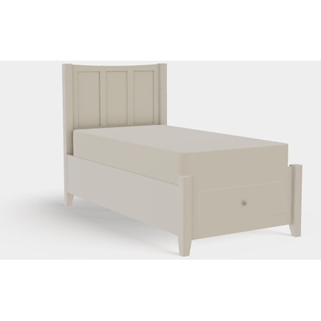 Atwood Twin XL Panel Bed with Footboard Storage