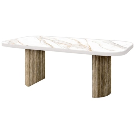 84" Rect. Sintered Stone-Top Dining Table