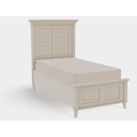 Twin XL Left Drawerside Bed