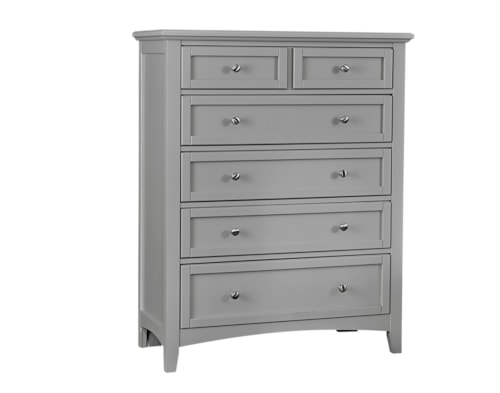 Transitional 5-Drawer Chest with Dovetail Construction