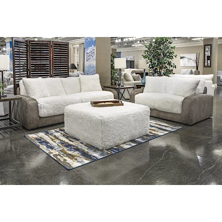 Casual 3-Piece Living Room Set