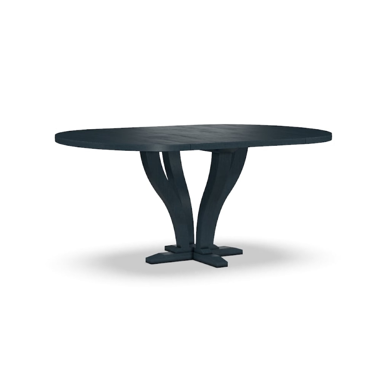 John Thomas Curated Collection Oval Dinning Table with Pedestal Base
