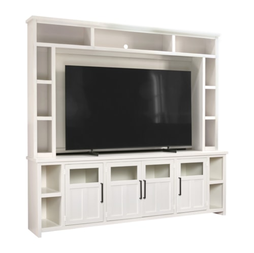 Farmhouse 98" Console and Hutch