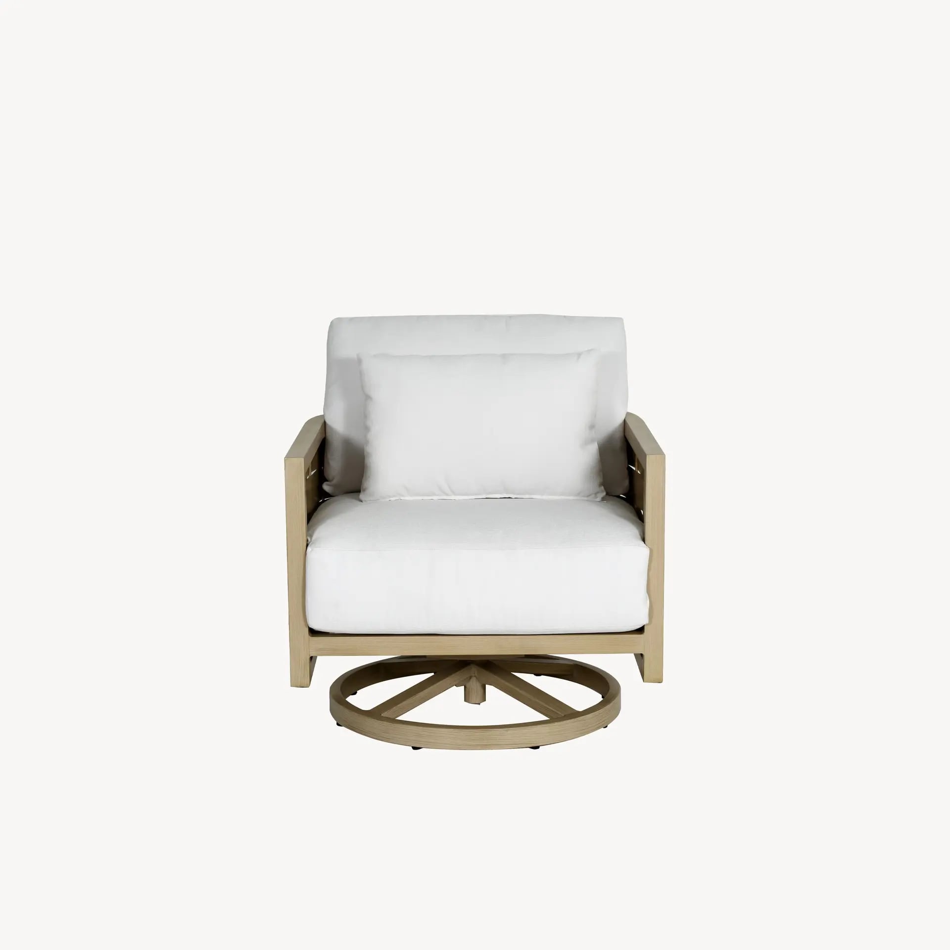 Castelle Biscayne Cushioned Lounge Swivel Rocker