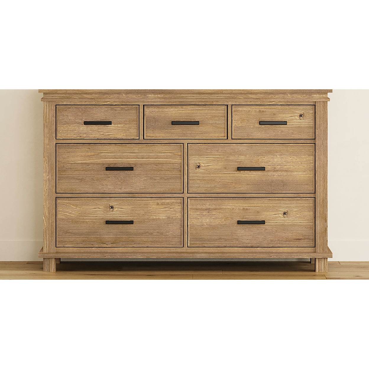 A-A Glacier Point 7-Drawer Bedroom Dresser