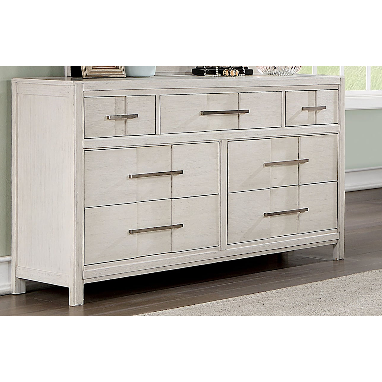 Furniture of America Berenice 7-Drawer Dresser