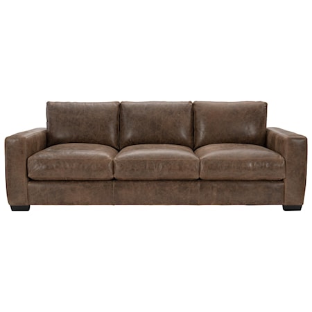 Dawkins Leather Sofa