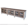 International Furniture Direct Sahara 93" TV Stand, w/ 6 doors