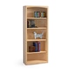 Archbold Furniture Pine Bookcases Customizable 30 X 72 Pine Bookcases