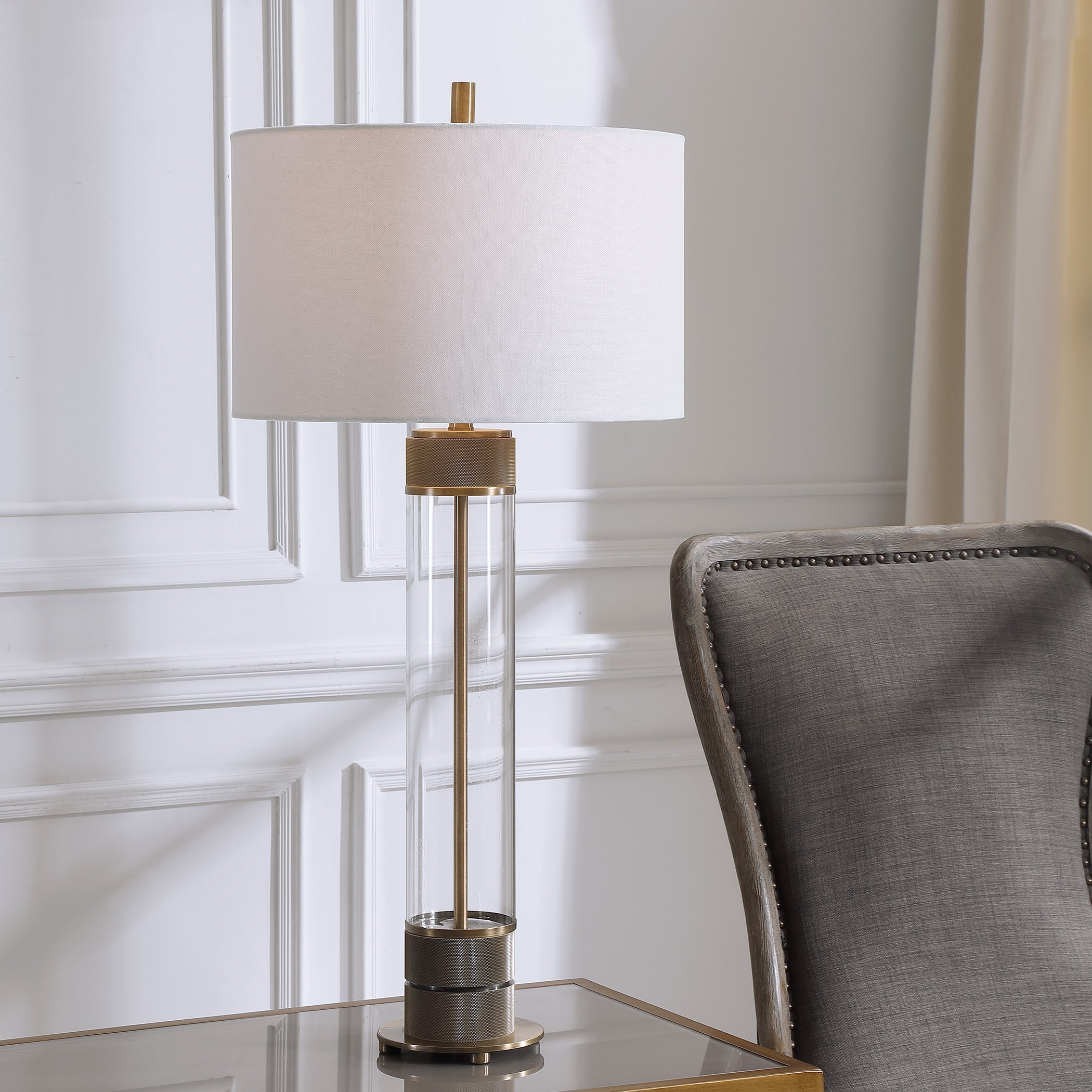 Uttermost Table Lamps Anmer Industrial Table Lamp