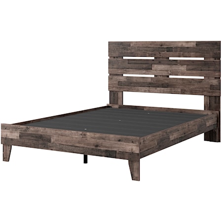 Queen Platform Bed with Headboard