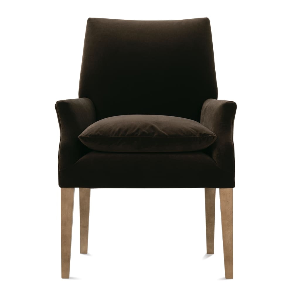 Upholstered Dining Chair with Tapered Leg