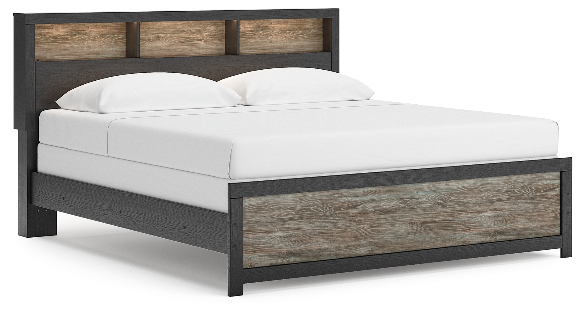 Signature Design by Ashley Broachmyn King Bookcase Panel Bed