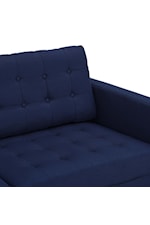Modway Exalt Mid-Century Modern Exalt Tufted Vegan Leather Sofa