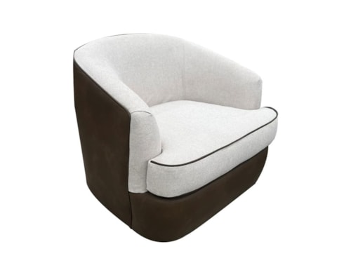 Contemporary Accent Chair with 360 Swivel