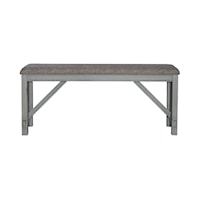 Transitional Counter Height Dining Bench