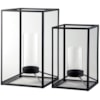 Signature Design Accents Dimtrois Black Lantern Set