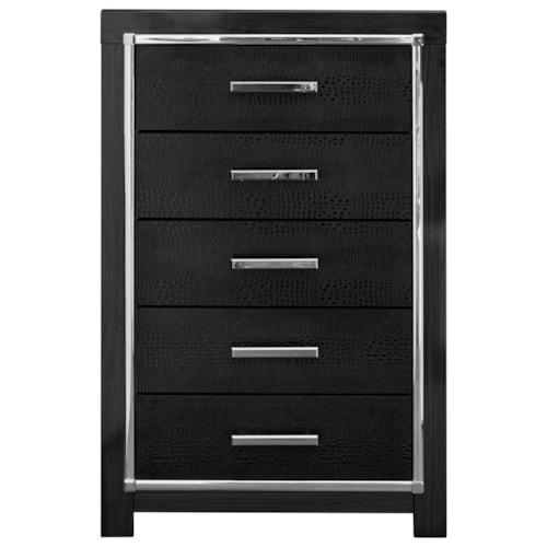 Glam 5-Drawer Chest