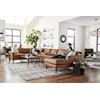 Bravo Furniture Trafton Leather 6-Seat Sectional Sofa w/ Chaise