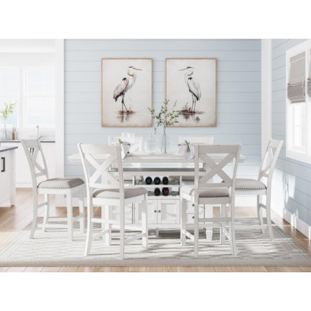 7-Piece Counter Height Dining Set