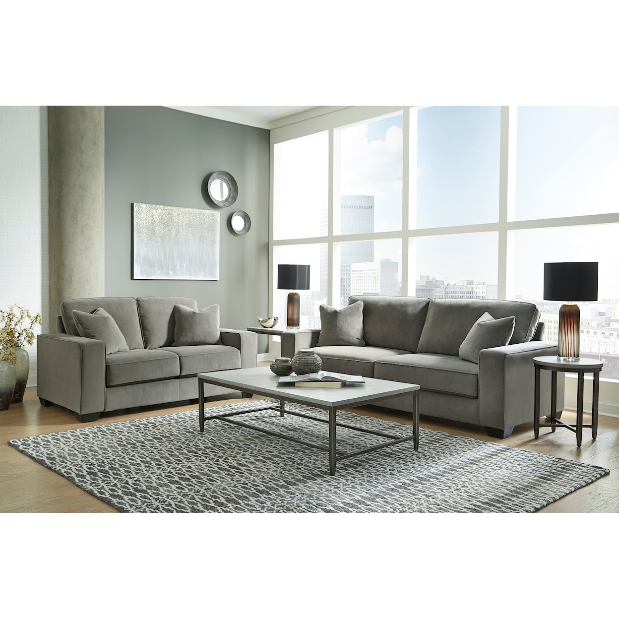 Signature Design by Ashley Angleton 2-Piece Living Room Set