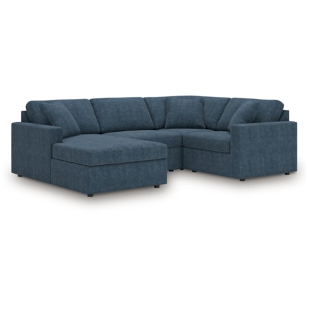 4-Piece Sectional With Chaise