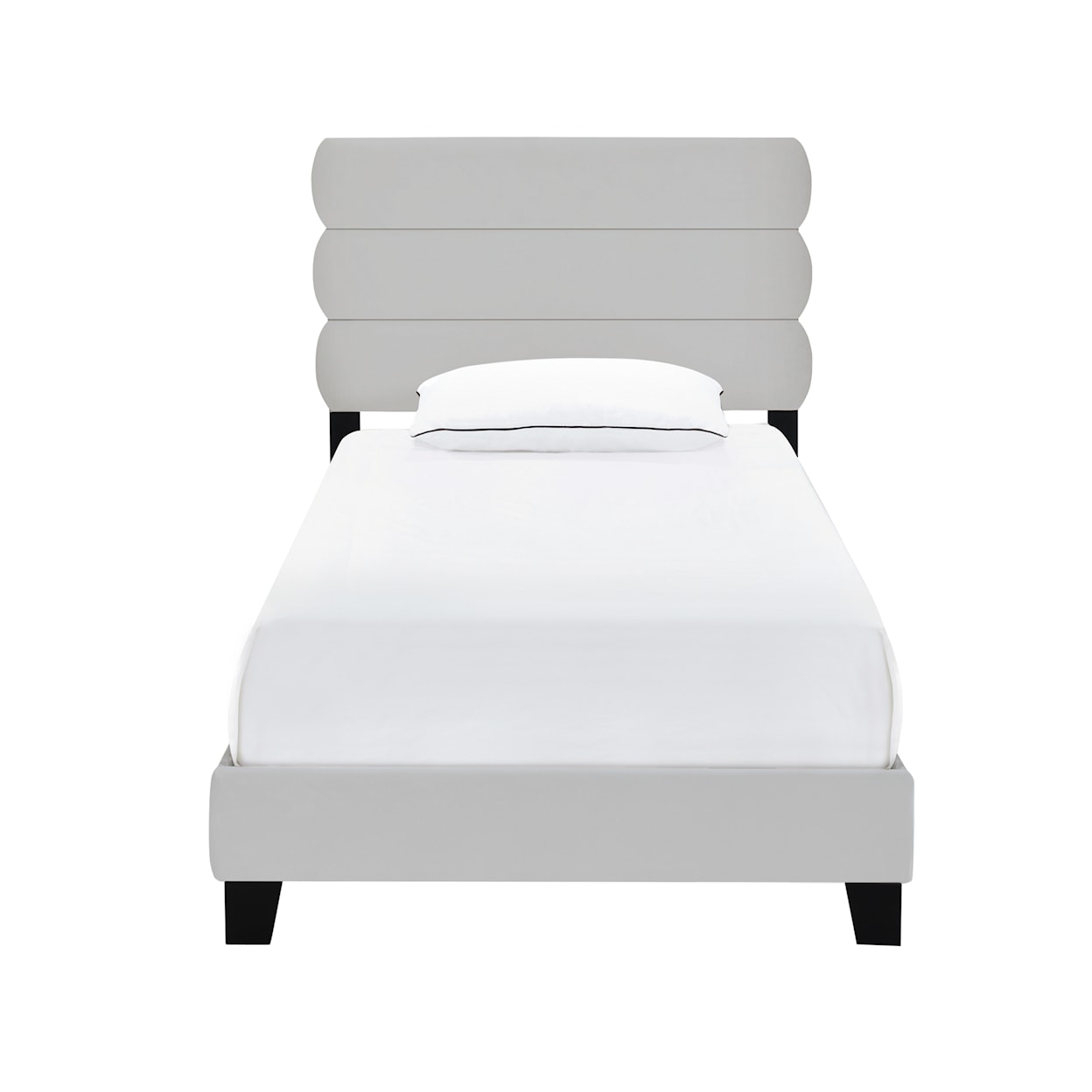 Accentrics Home Fashion Beds Twin Upholstered Bed