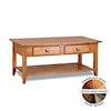 Archbold Furniture Occasional Tables Coffee Table w/ Shelf