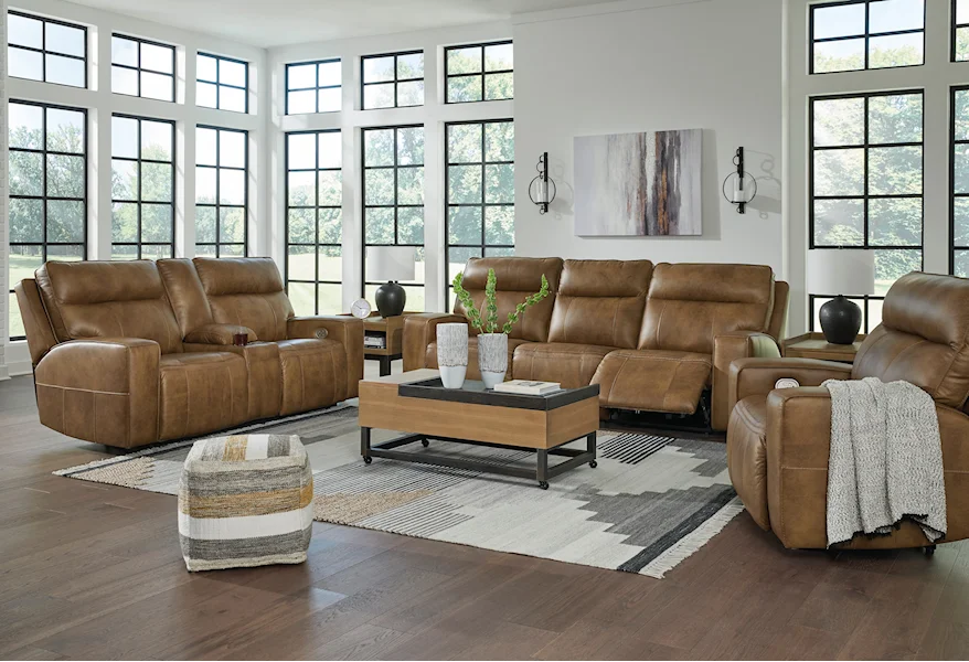 Game Plan Power Reclining Set by Signature Design by Ashley at Sam Levitz Furniture