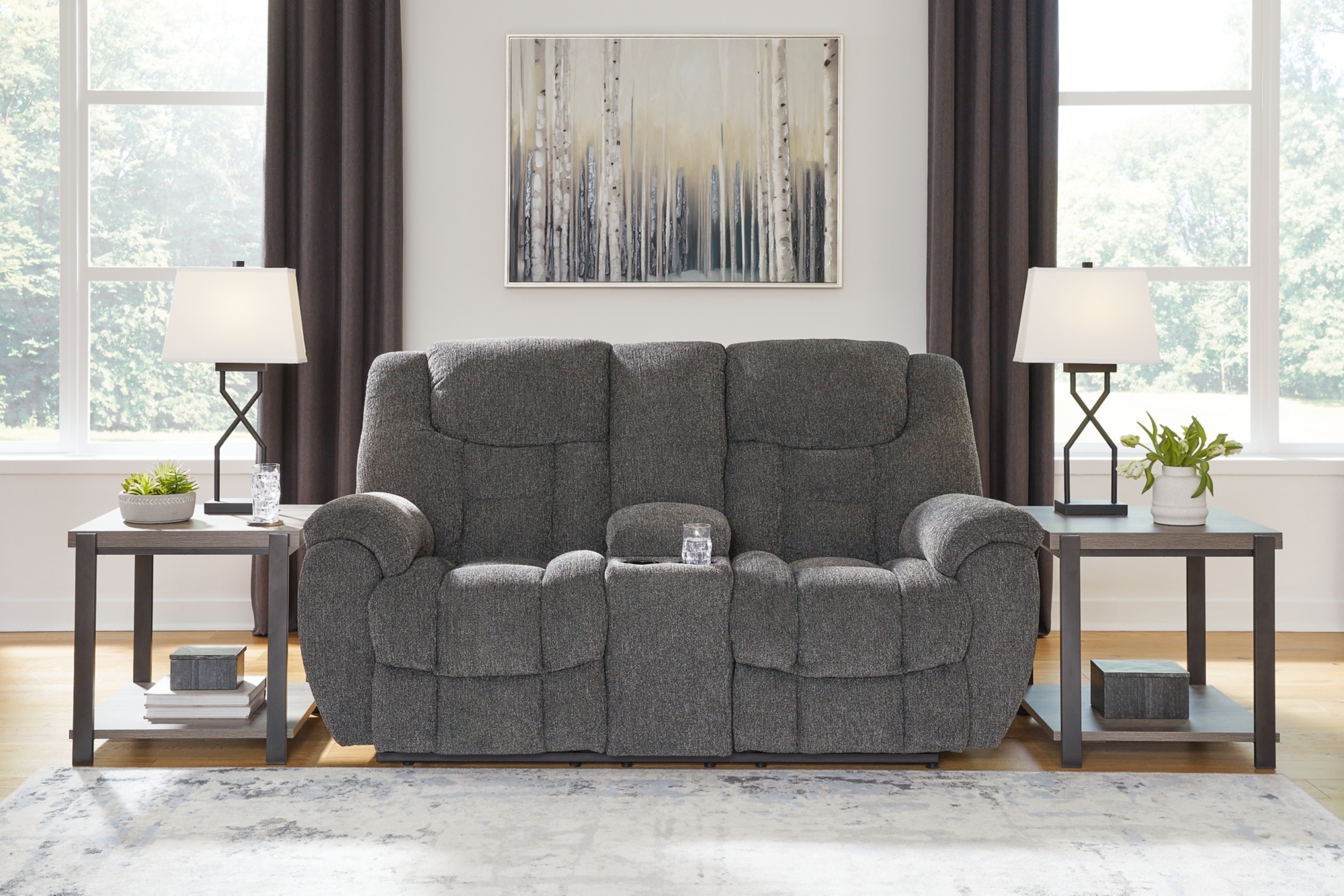 Reclining Loveseat With Console