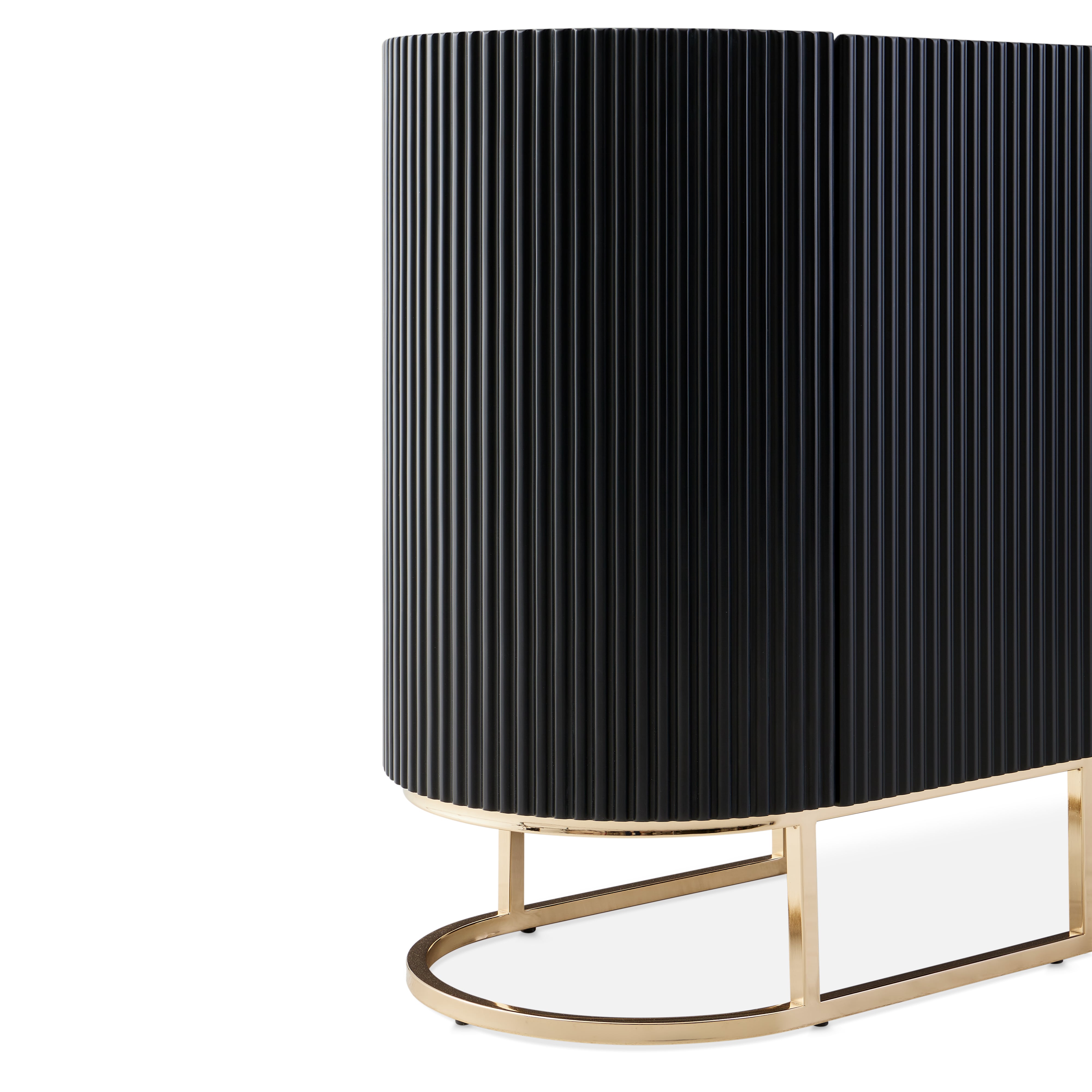 Michael Amini Lisbon Oval Console Table