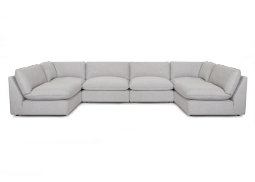 Contemporary 6-Piece Sectional Sofa