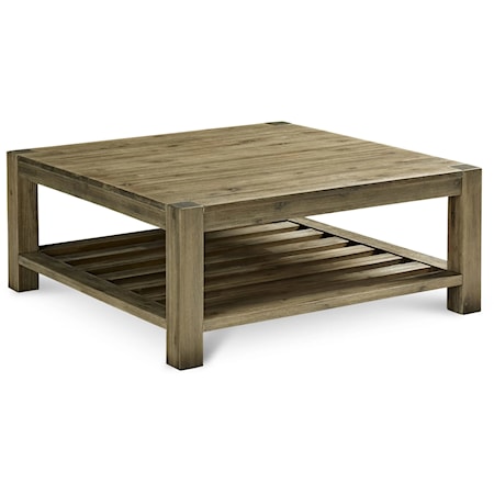 Solid Wood Square Coffee Table