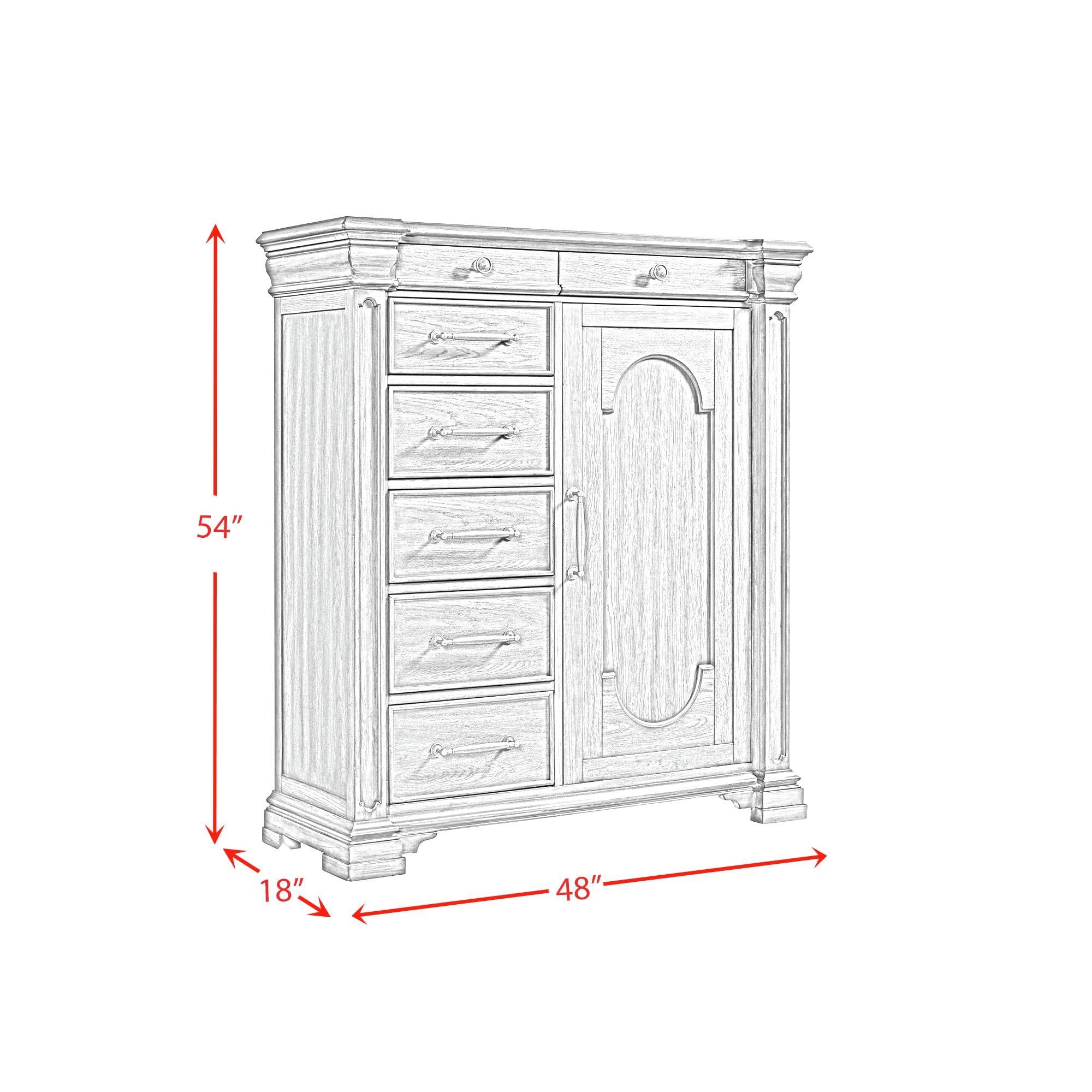 7-Drawer Gentleman's Chest