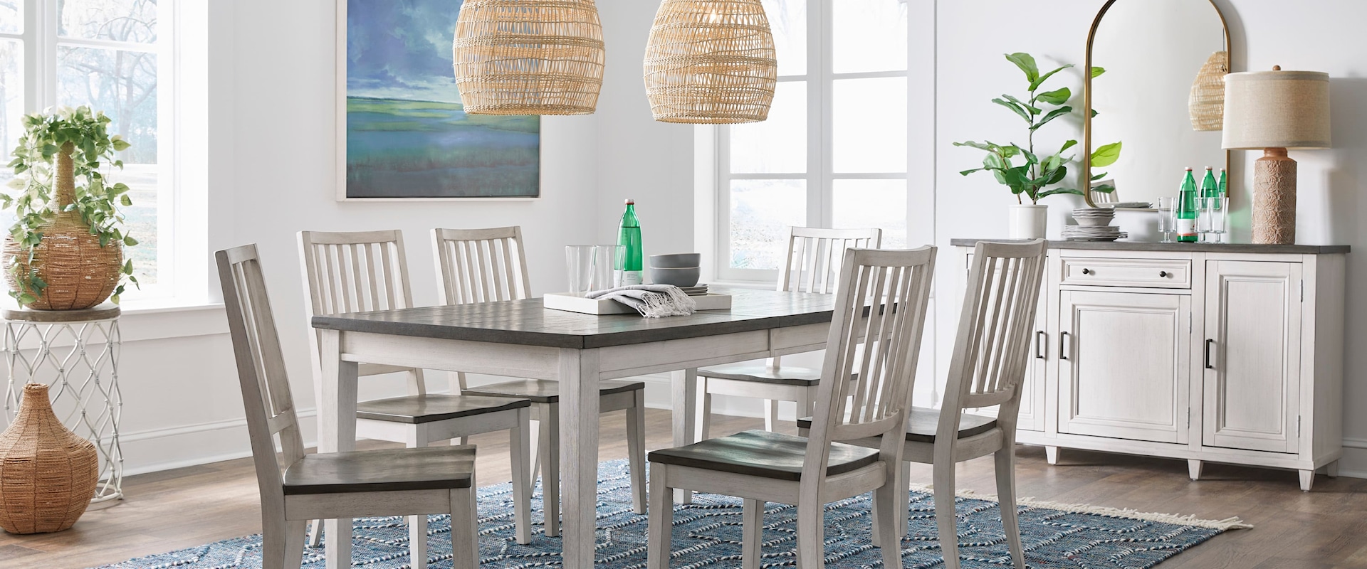 Farmhouse 8-Piece Dining Set