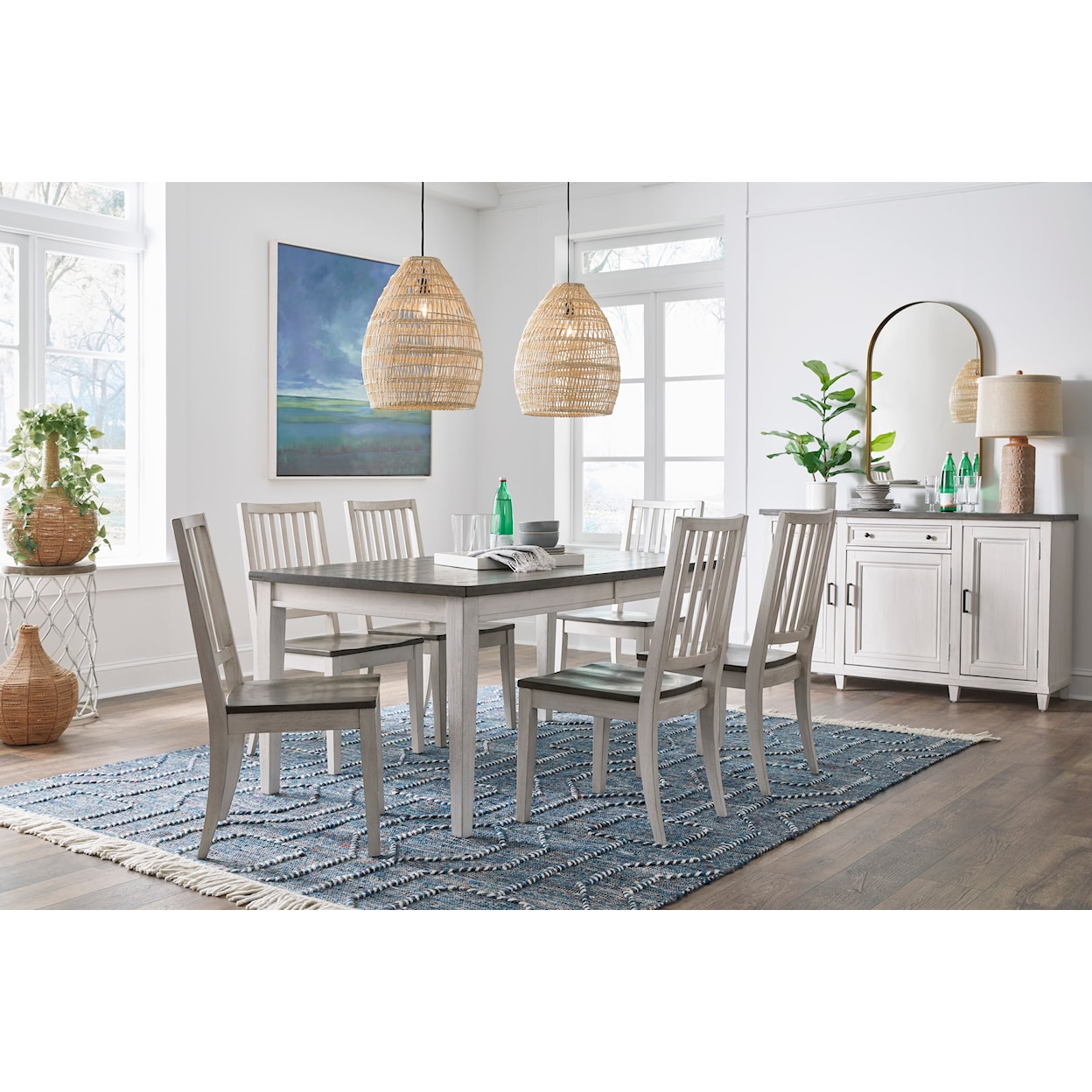 Aspenhome Caraway 8-Piece Dining Set