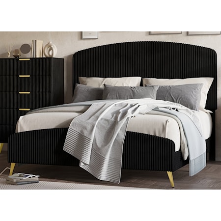 California King Bed Upholstered