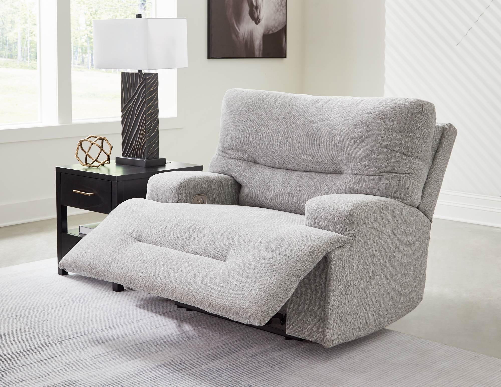 Signature Design by Ashley Acklen Place Wide Seat Power Recliner