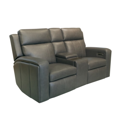 Transitional Power Recliner Loveseat