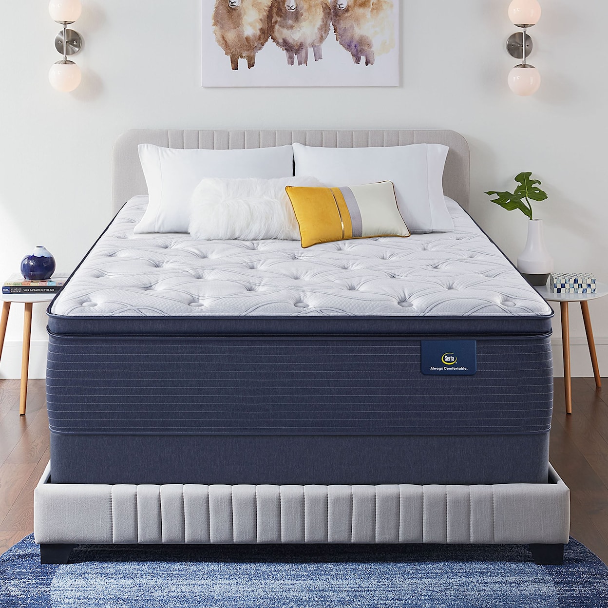 Serta Classic Elite Plush PT King Plush Pillow Top Mattress