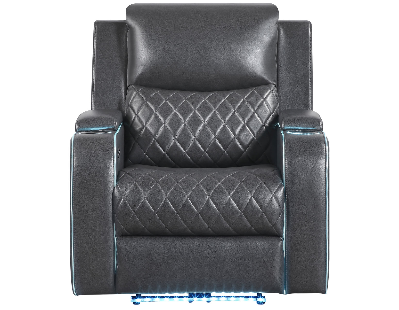 Power Recliner w/Ambient Lighting &amp; Charging