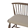 Libby Americana Farmhouse Upholstered Windsor Bench