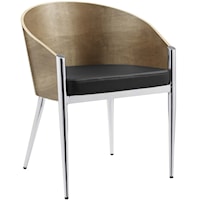 Modern Dining Wood Armchair