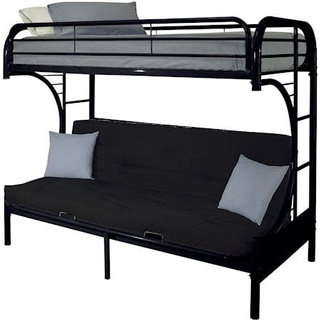 Twin XL/Queen Futon Bunk Bed
