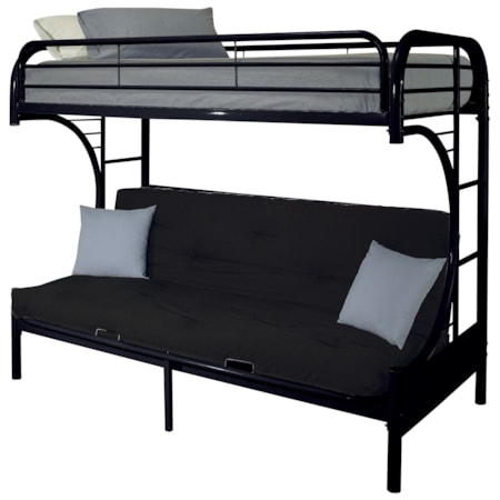 Twin XL/Queen Futon Bunk Bed