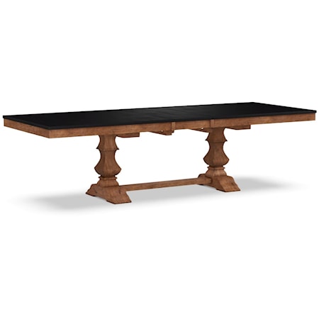 Banks Table with Trestle Base