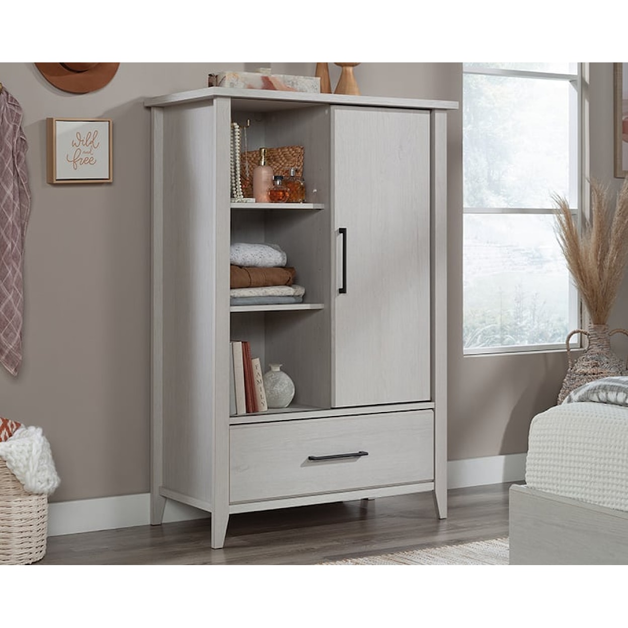 Sauder Summit Station Bedroom Armoire