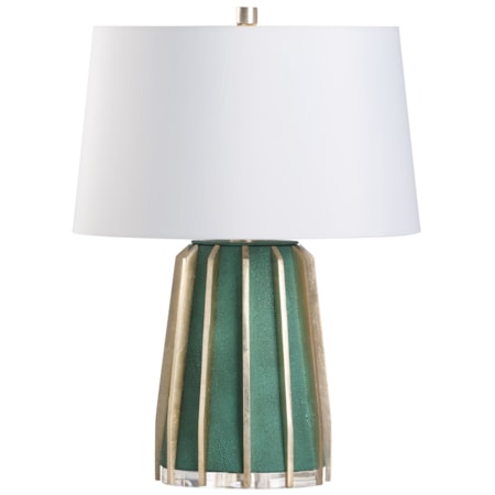 Shagreen Lamp - Green